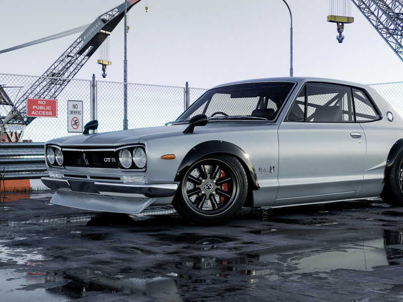 Nissan KPGC-10 Skyline 2000 GT-R Coupe 1970-1972 «Хакосука»